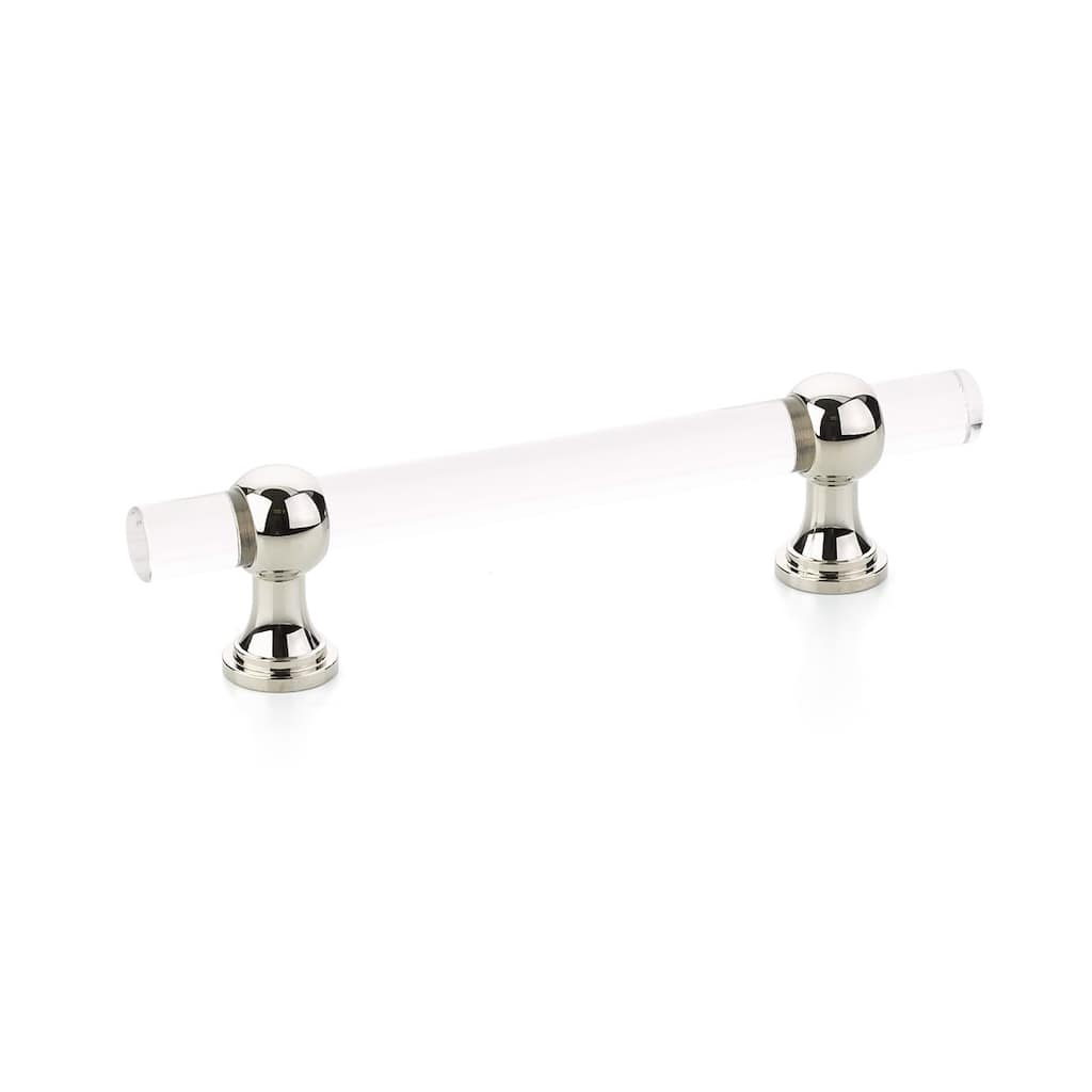 Schaub and Company Lumiere 4" Euro Modern Acrylic Bar Cabinet Handle