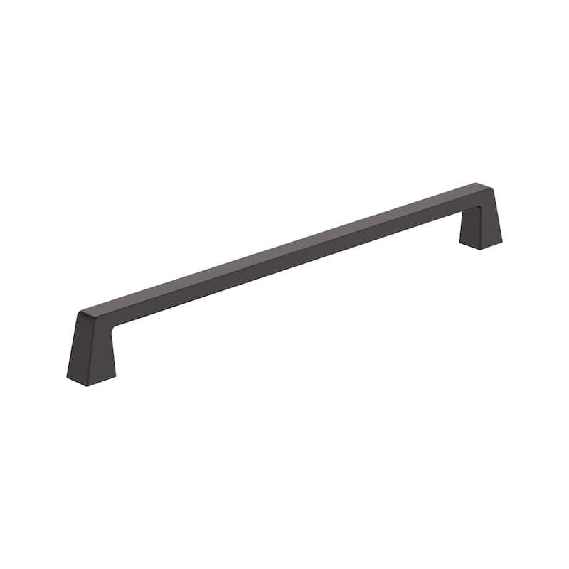 Amerock Blackrock Kitchen Cabinet Pull - 10-1/16 in Center to Center - Black Bronze