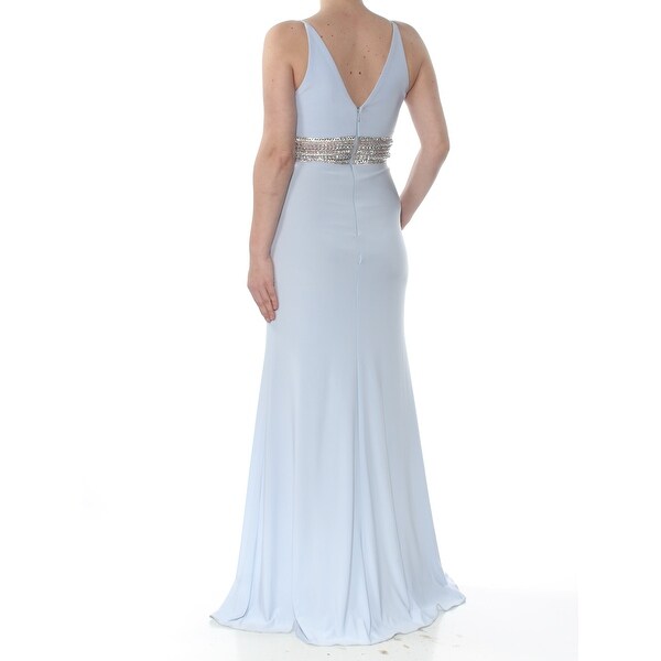 xscape light blue dress