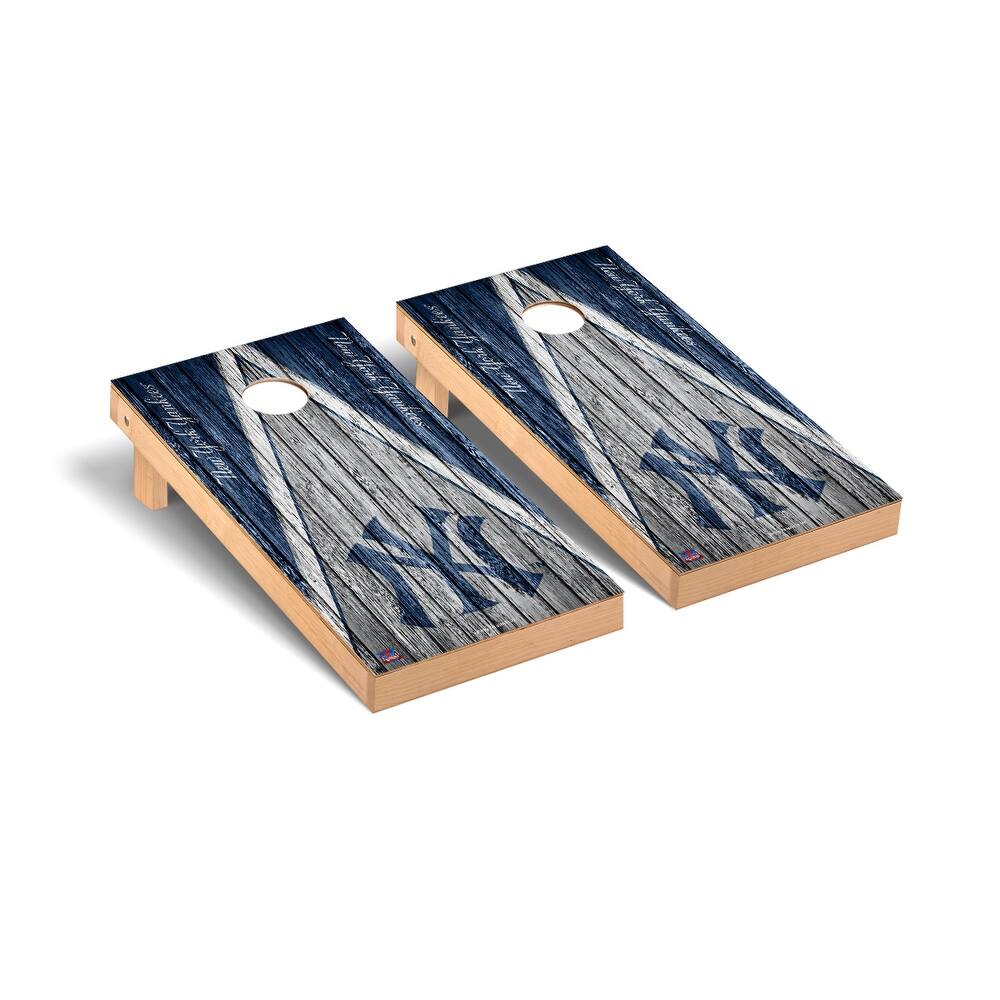 New York Yankees MLB Triangle Cornhole Board Set