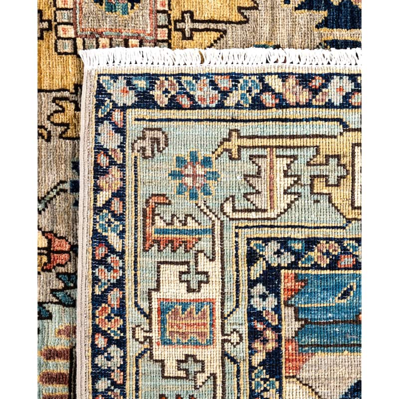 Serapi One-of-a-Kind Hand-Knotted Area Rug - Gray - 4' 1" x 5' 11"
