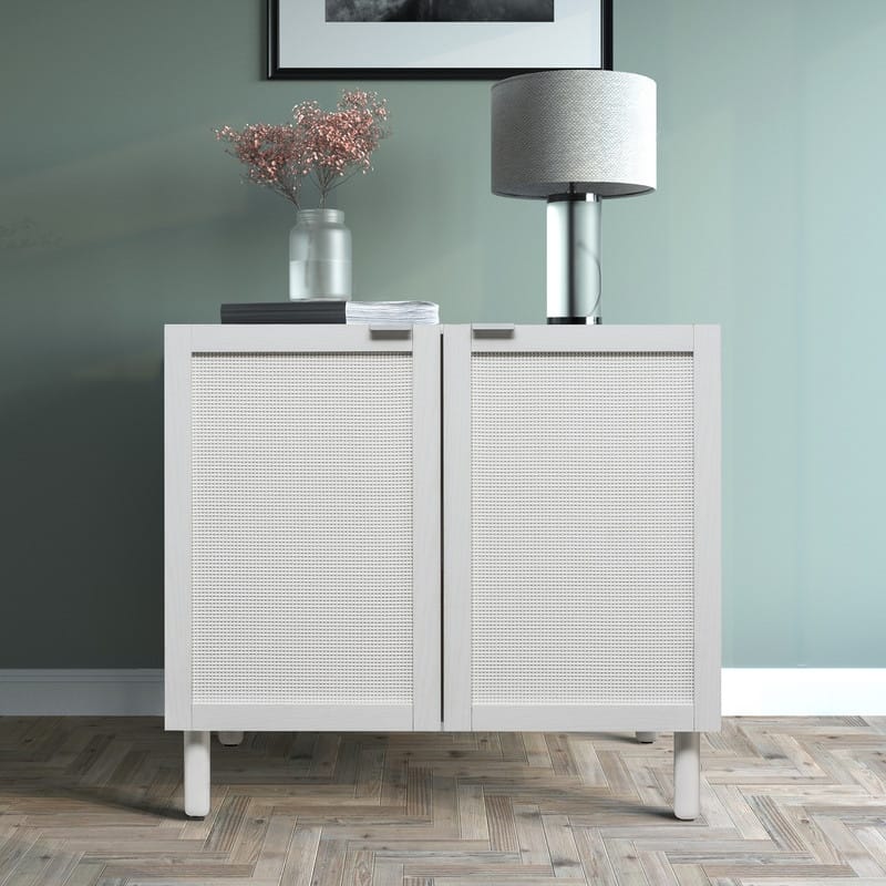 Orre White Cabinet 2 Door - MDF