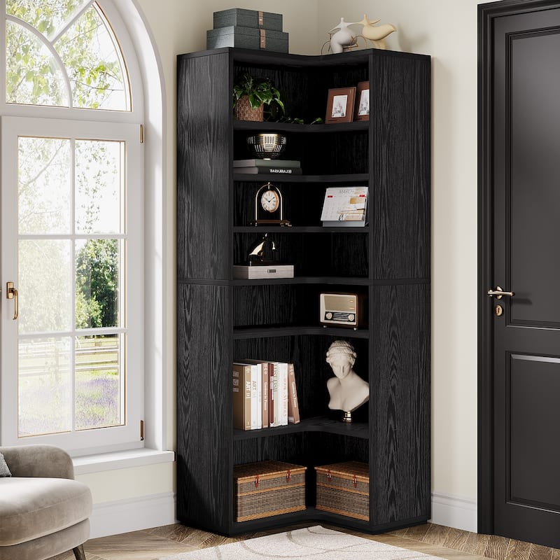 9-Tier Corner Shoe Rack for 40-45 Pairs of Shoes, Freestanding Shoe Cabinet