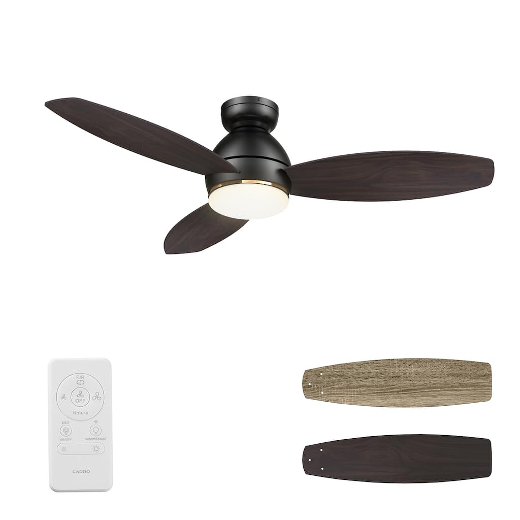 CARRO Quest 48" Smart Ceiling Fan with Light and Remote Control
