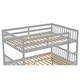 preview thumbnail 38 of 54, Full Size Bunk Bed with Ladder and Safety Rails