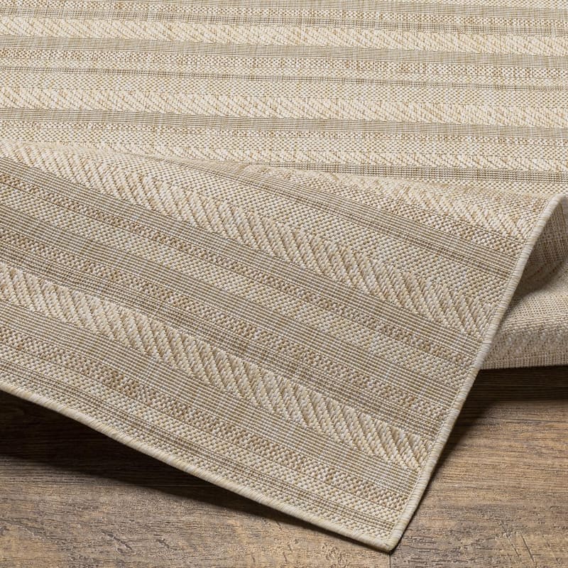 Livabliss Eagean Bohemian Stripe Outdoor Area Rug