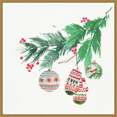 Christmas Morning by PI Studio Framed Canvas Wall Art
