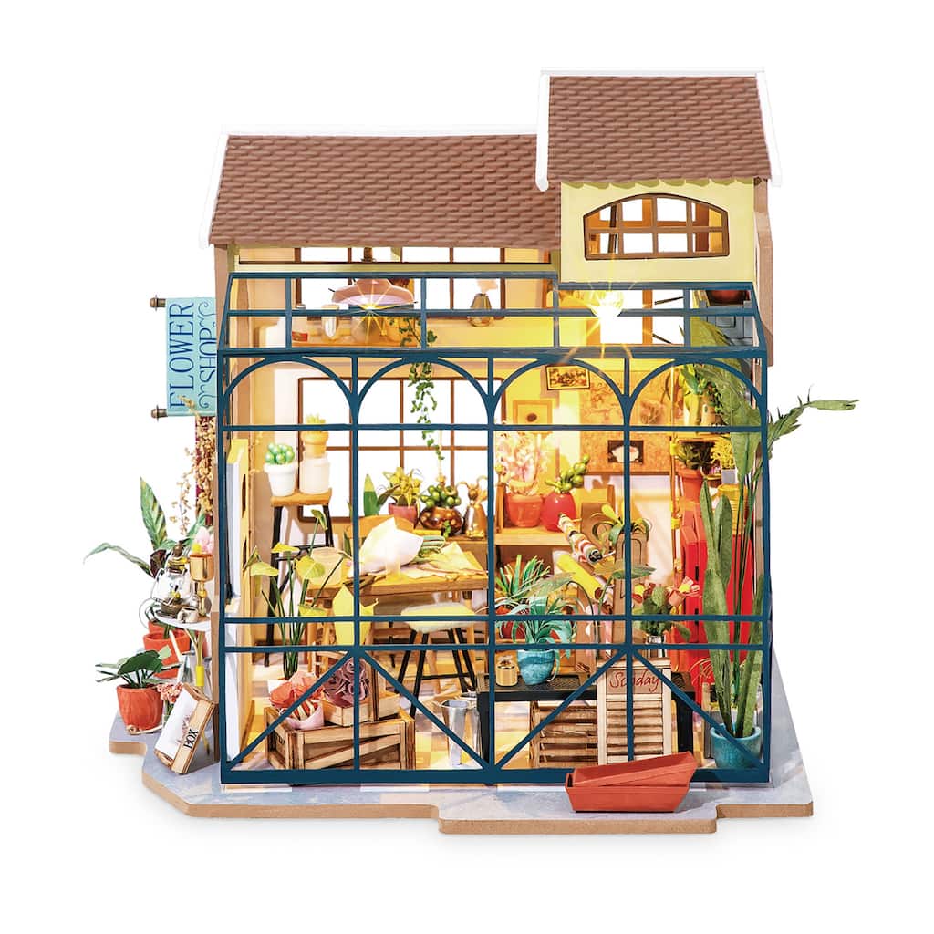 DIY 3D House Puzzle - Emily's Flower Shop 258pcs