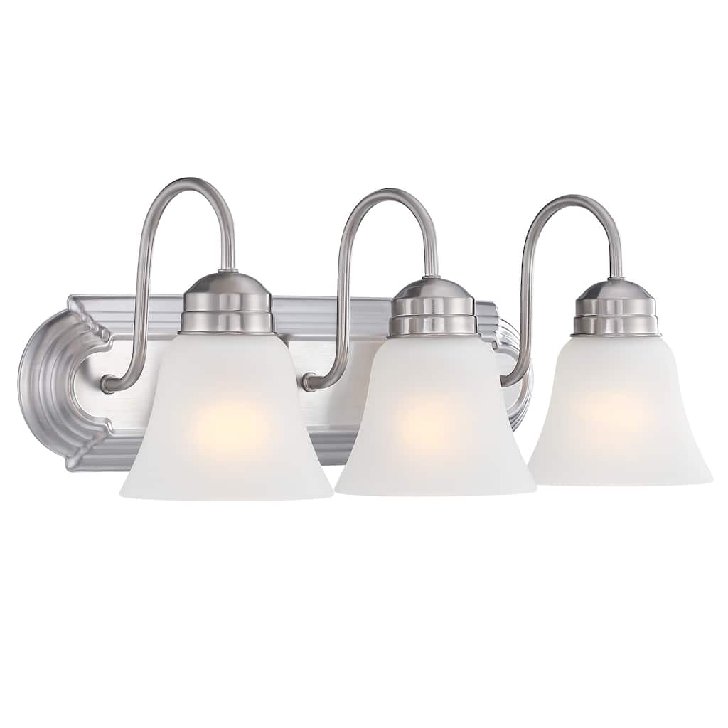4-Light 25.49-in Brushed Nickel Vanity Light