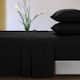 Super Soft Extra Deep Pocket Bed Sheet Set with Oversize Flat - California King - Black