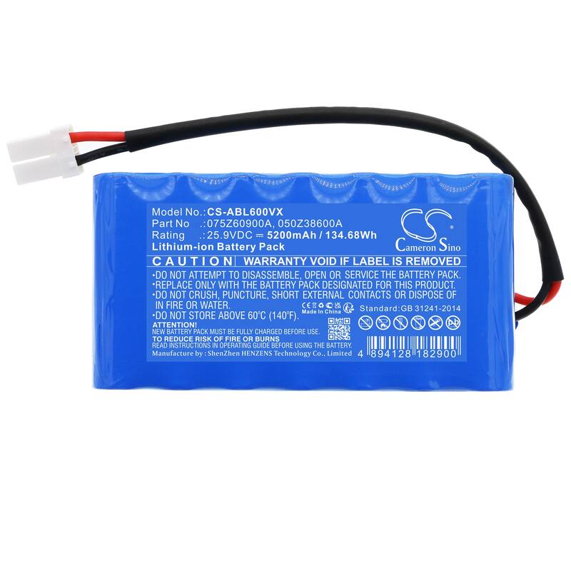 Battery for Wiper i140 Ambrogio Twenty ZR Elite 050Z38600A 075Z60900A 050Z36600A - Blue