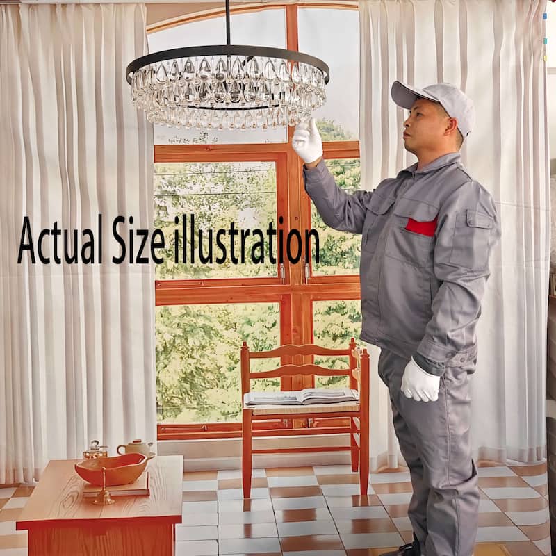 Viviana Crystal 6-light Chandelier