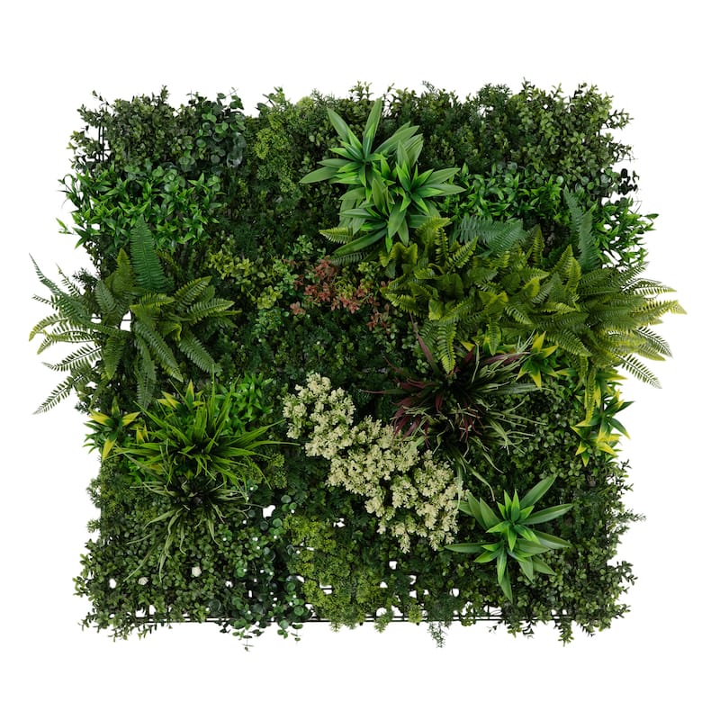 Amazon Rainforest Artificial Living Wall Panel - 40" - Green
