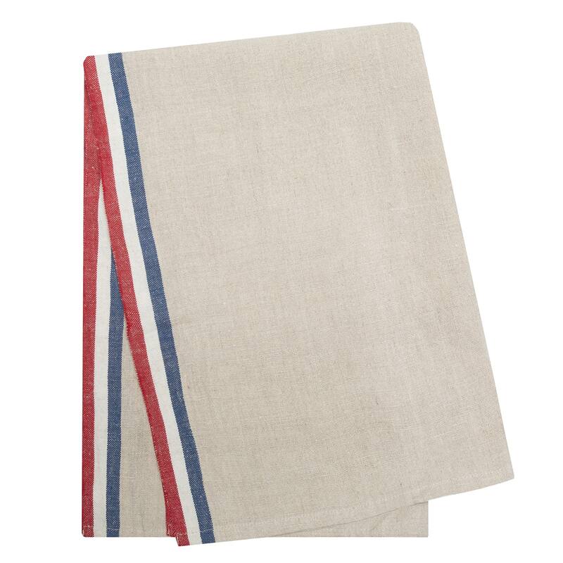Caravan Normandy White Tea Towels - Set of 2 - 20 x 30"