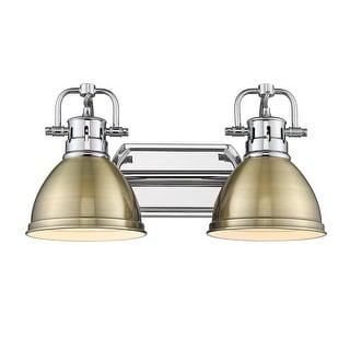 Golden Lighting Duncan 2 Light 17" Wide Bathroom Vanity Light