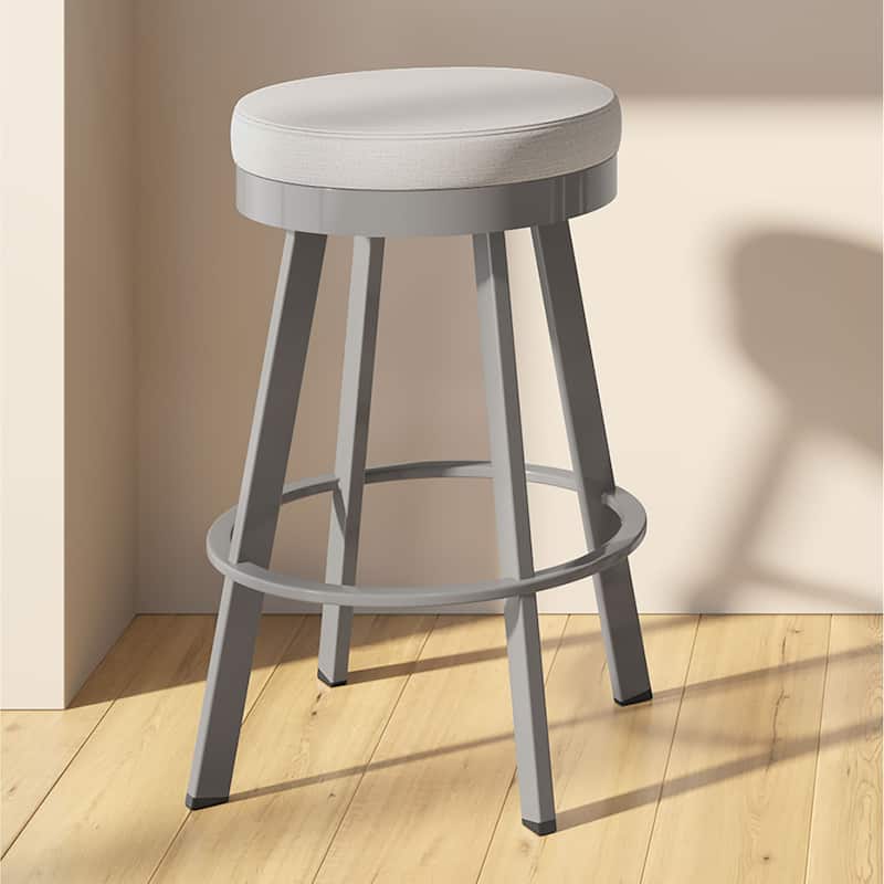 Amisco Swice Swivel Counter Stool with Metal Legs