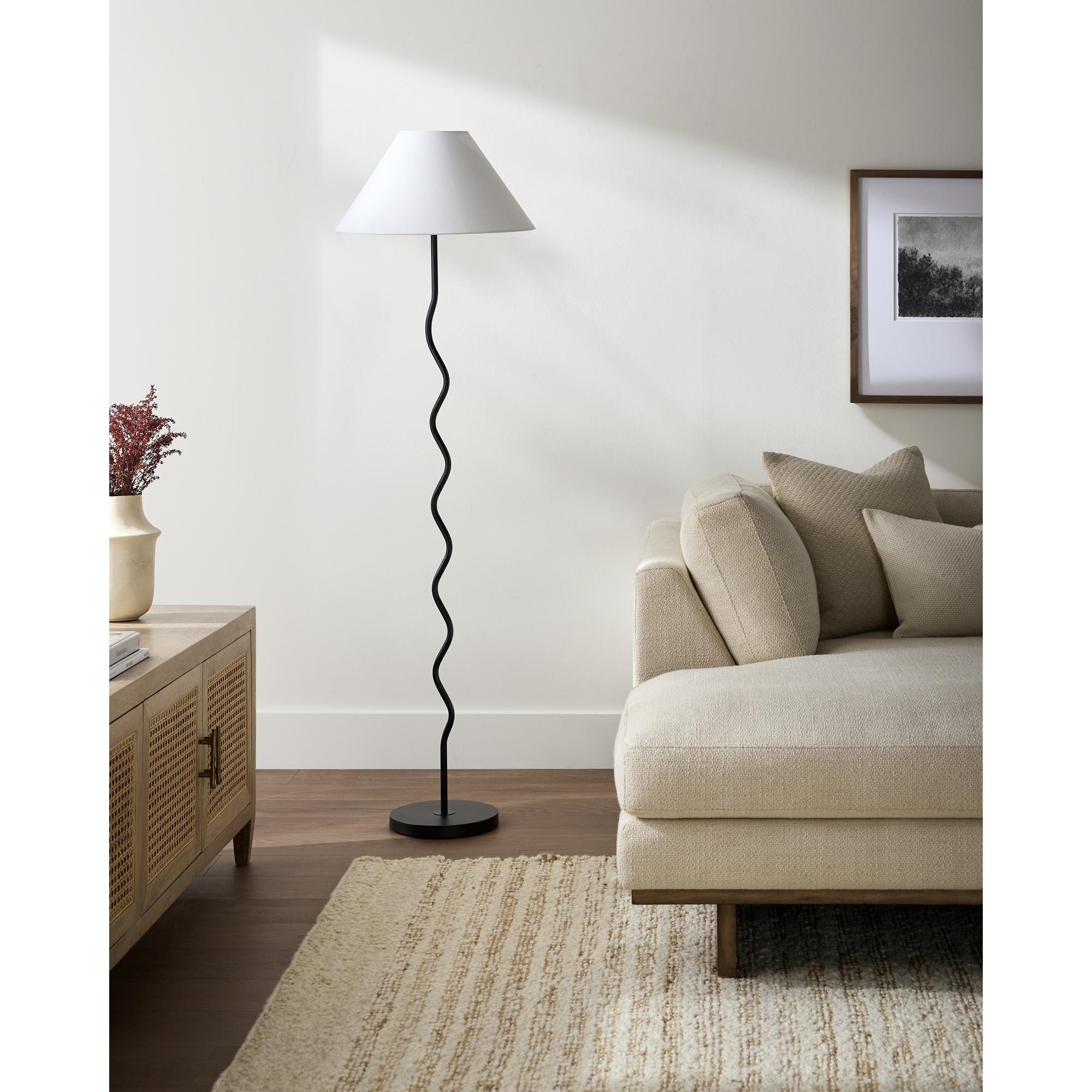 Livabliss Meander Traditional Accent Floor Lamp - 63"H x 19"W x 19"D