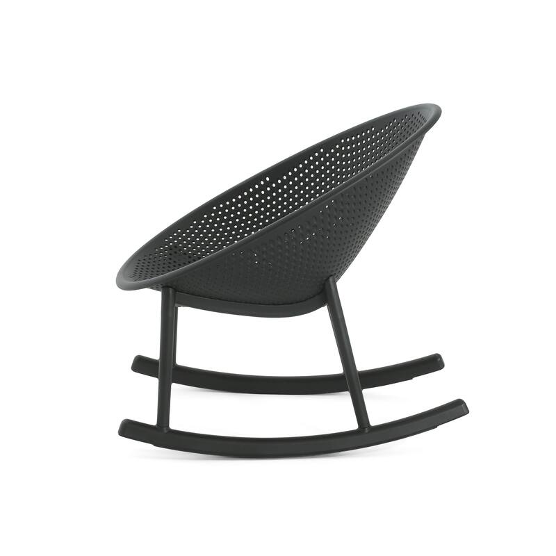 Christopher Knight Home Indoor/Outdoor Polypropylene Plastic Rocking Chair (Set of 2)