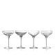 preview thumbnail 1 of 3, Waterford Mixology Coupe Large 9floz, Mixed Set of 4