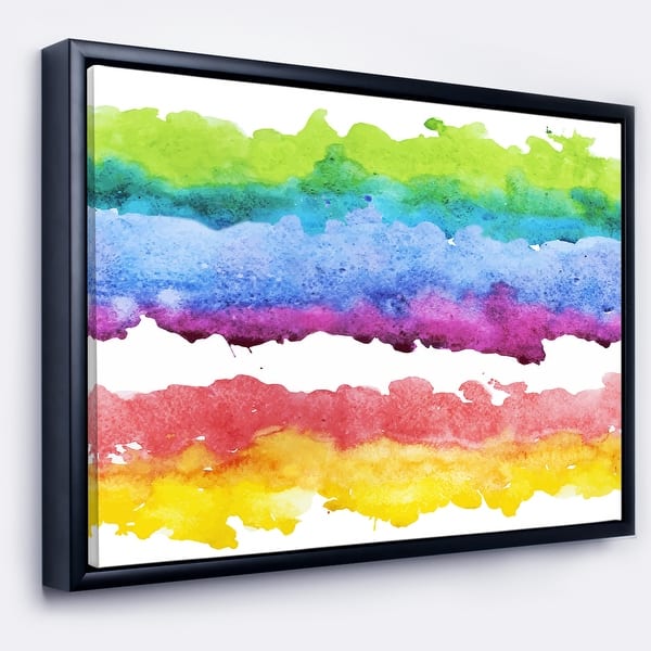 Shop Designart Colorful Stripes In Vector Pattern Abstract
