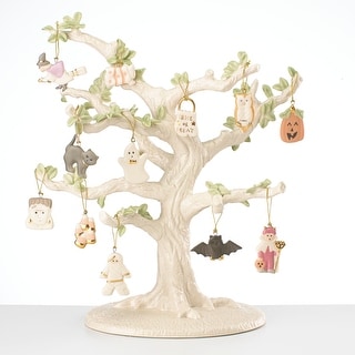 Lenox Trick Or Treat 12-Piece Ornament & Tree Set