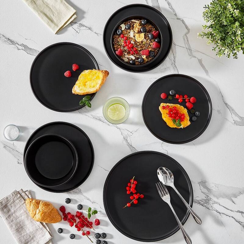 vancasso PLAYB Stoneware Dinnerware Set Service for 6