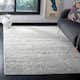 SAFAVIEH Adirondack Vera Modern Ombre Distressed Stripe Area Rug - 3' x 5' - Ivory/Silver