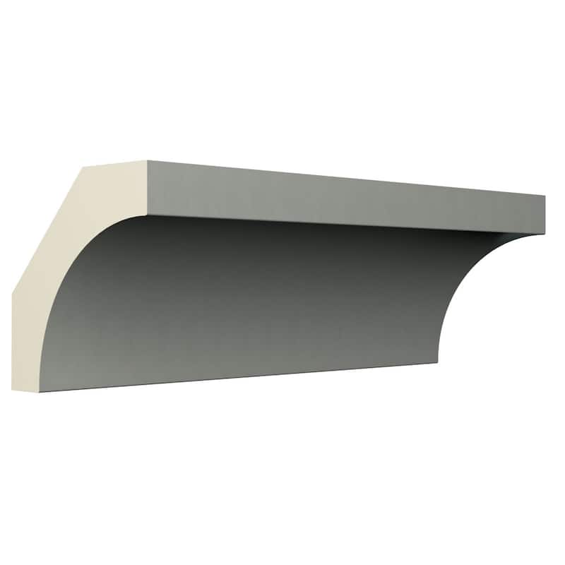 7/8"H x 7/8"P x 1 1/8"F x 96"L Dante Crown Moulding - 1-Pack