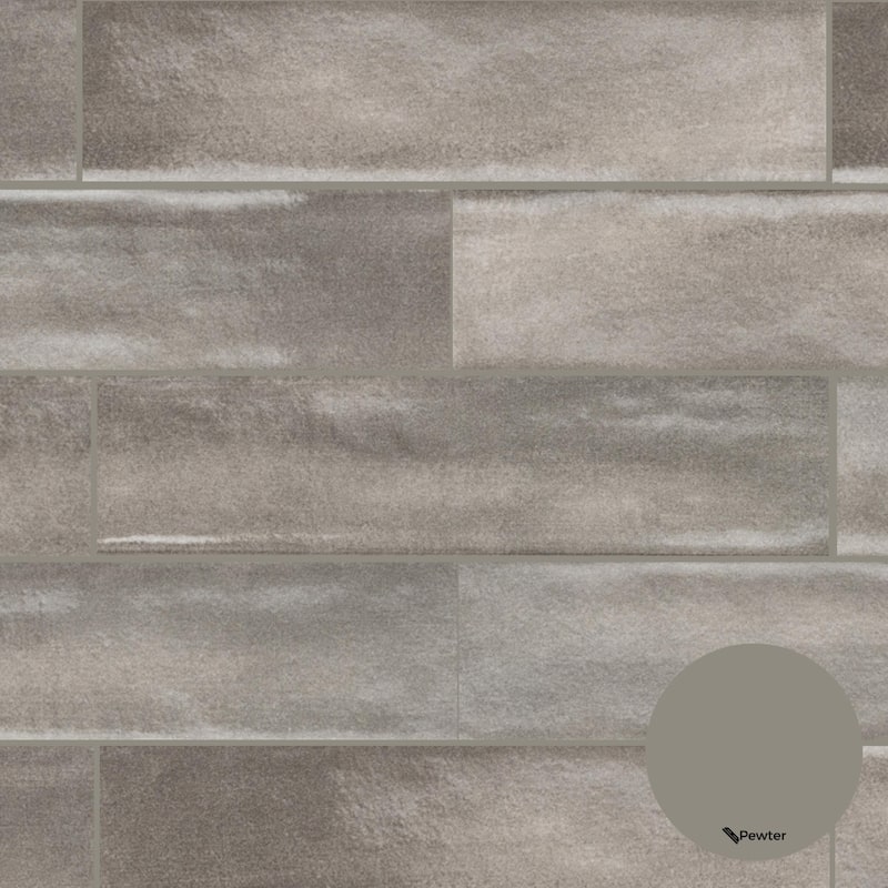 Battery Park 2.31x14.44 Tortora Glossy Porcelain Subway Wall Tile