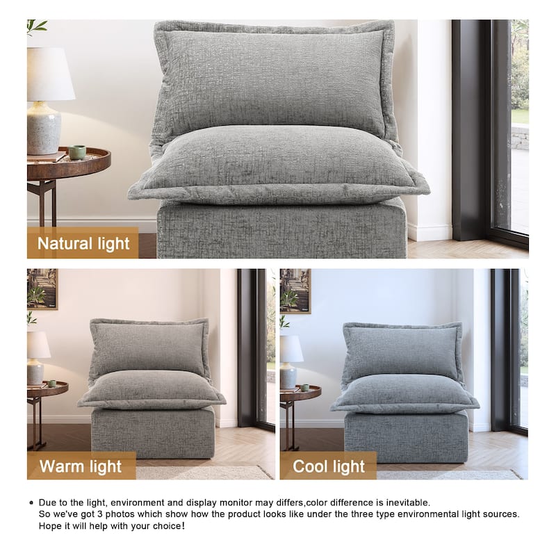 Comfy Cloud Couch Plush Modular Sectional Sofa For Living Room