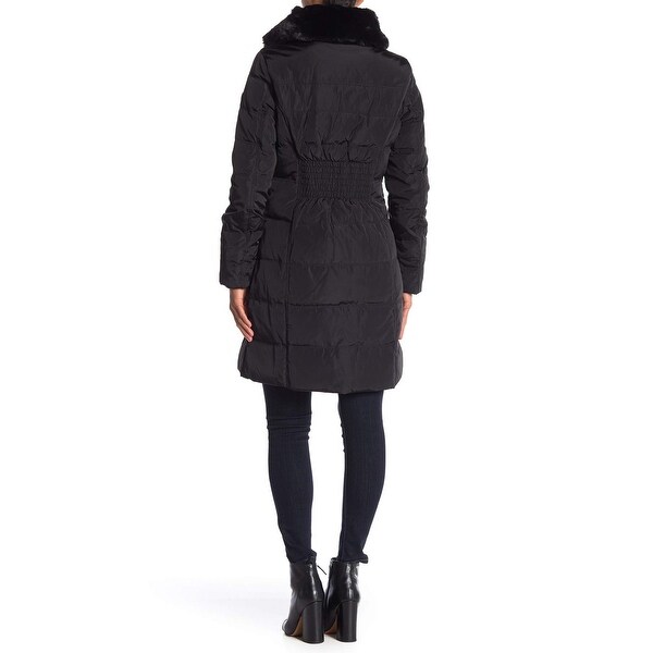 michael kors women's faux fur hooded coat