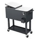 preview thumbnail 11 of 14, 80QT Iron Spray Cooler with Shelf 80QT - Dark Grey