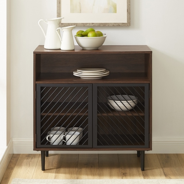 Carson Carrington Modern Metal Door Accent Cabinet. Opens flyout.