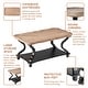 preview thumbnail 13 of 17, COZAYH Rustic Farmhouse Cottagecore Coffee Table