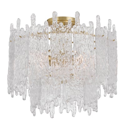 Crystorama Lighting Group ACK-920 Ackerly 3 Light 16" Wide Semi-Flush