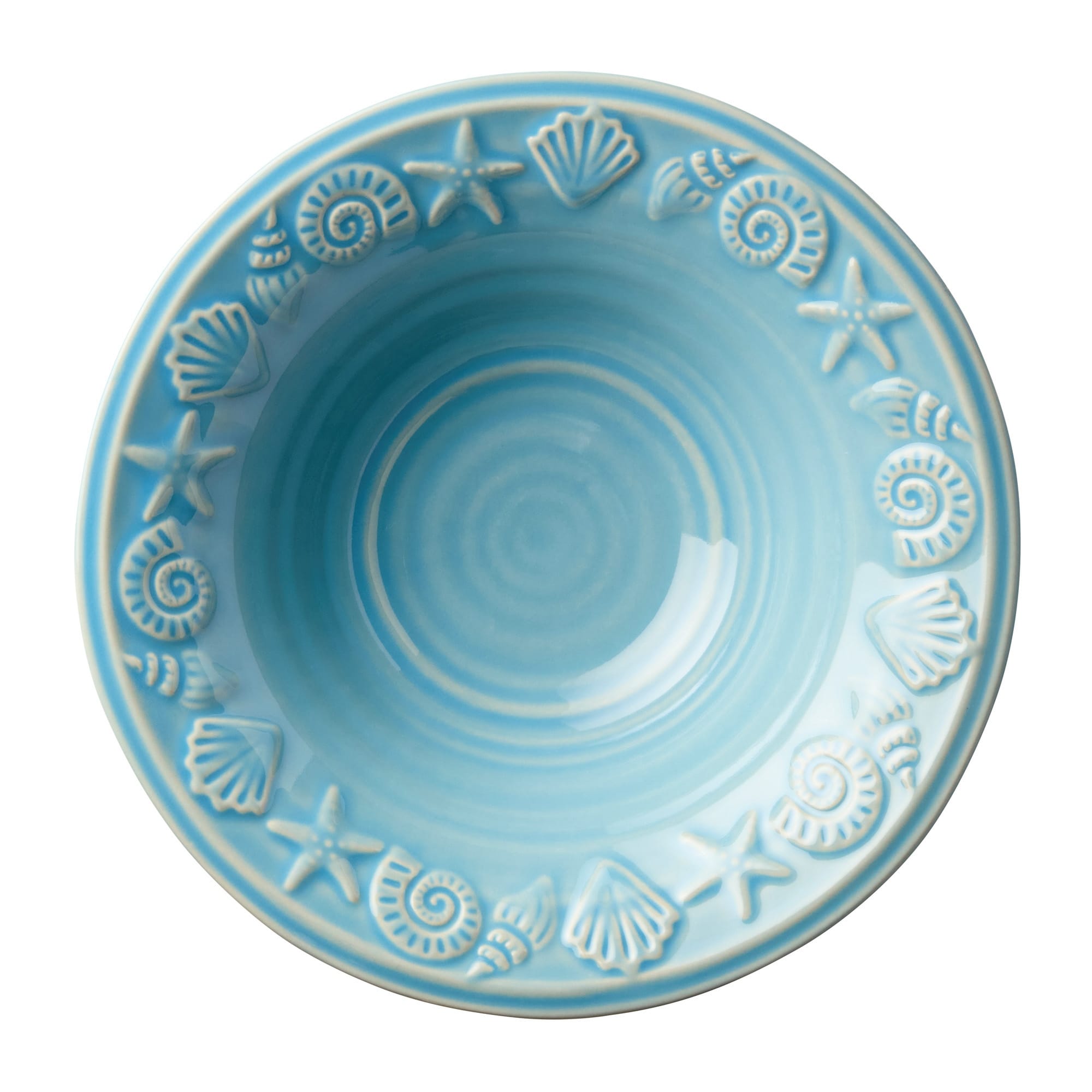 Certified International Coastline Blue 70 oz. Deep Bowl 11" x 3.5" - 11.00"L x 11.00"W x 3.50"H