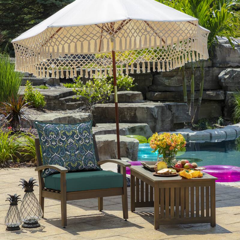 ARDEN Reversible Outdoor Deep Seating Cushion Set 24 x 24 - 46.5"L x 24"W - 46.5"L x 24"W