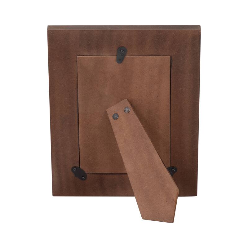 Wood Mother Of Pearl Inlay Vine Photo Frame - Ivory