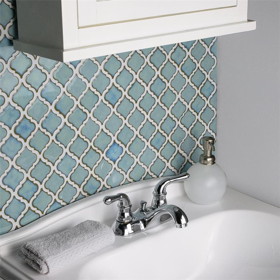 Shop Somertile 12 375x12 5 Inch Antaeus Marine Porcelain Mosaic Floor And Wall Tile 10 Tiles 10 7 Sqft Overstock 9812439