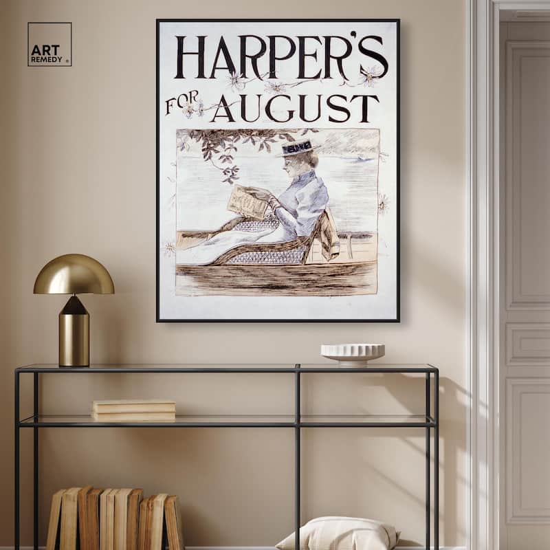 Harpers Penfield August 1892 Canvas by Art Remedy