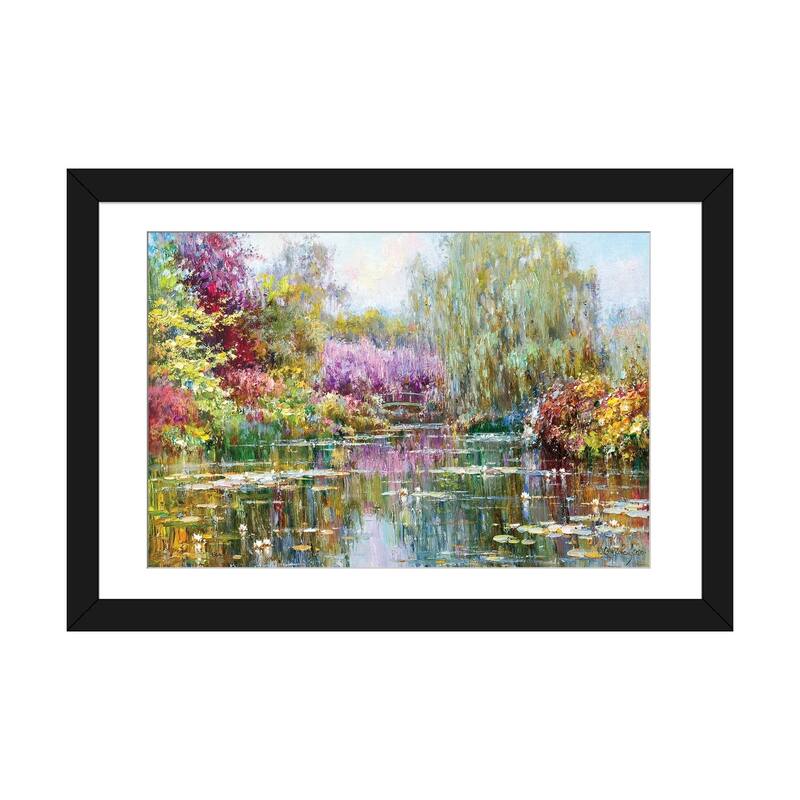 iCanvas "Reflection" by Yuriy Obukhovskiy - Black - 24x32x1