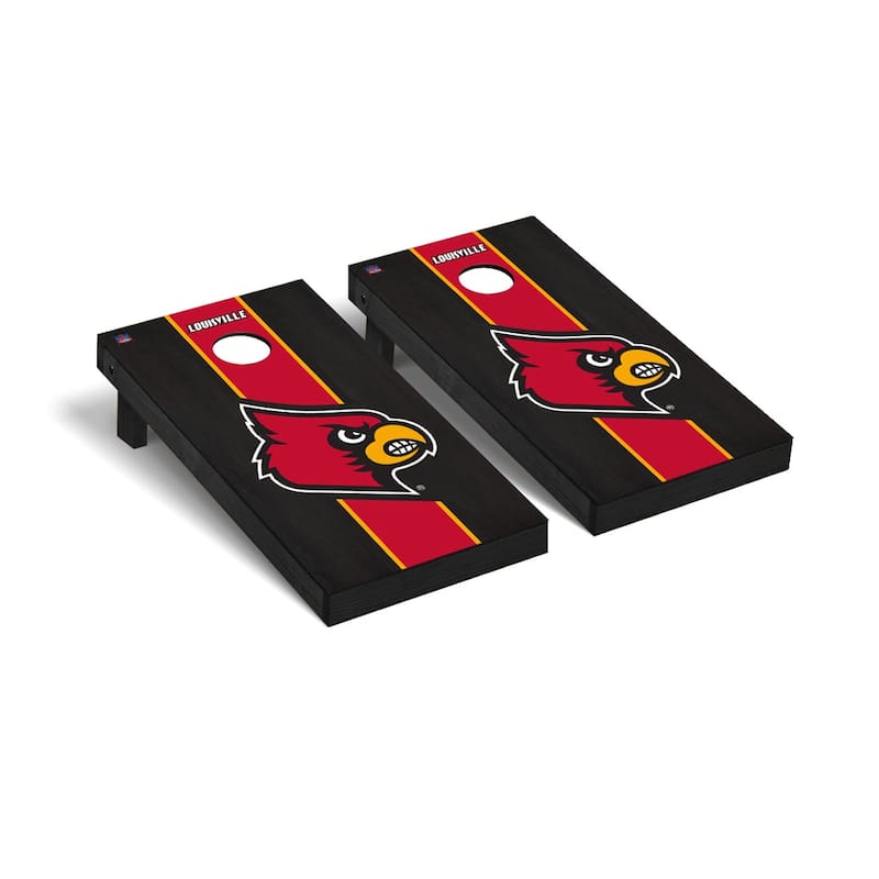 Louisville Cardinals 2x4 Pro Cornhole Boards - V6 - Include Team Bags + LED Lights