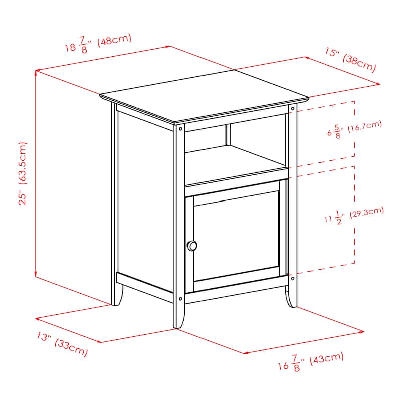 Henry Accent Table, Nightstand