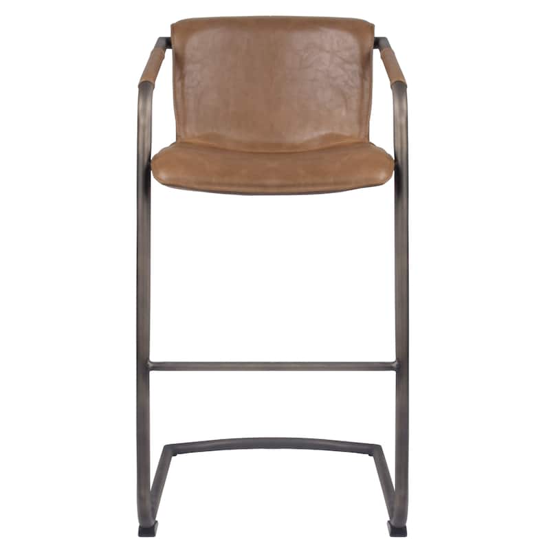 NPD Furniture Indy PU Leather Bar Stool (Set of 2)