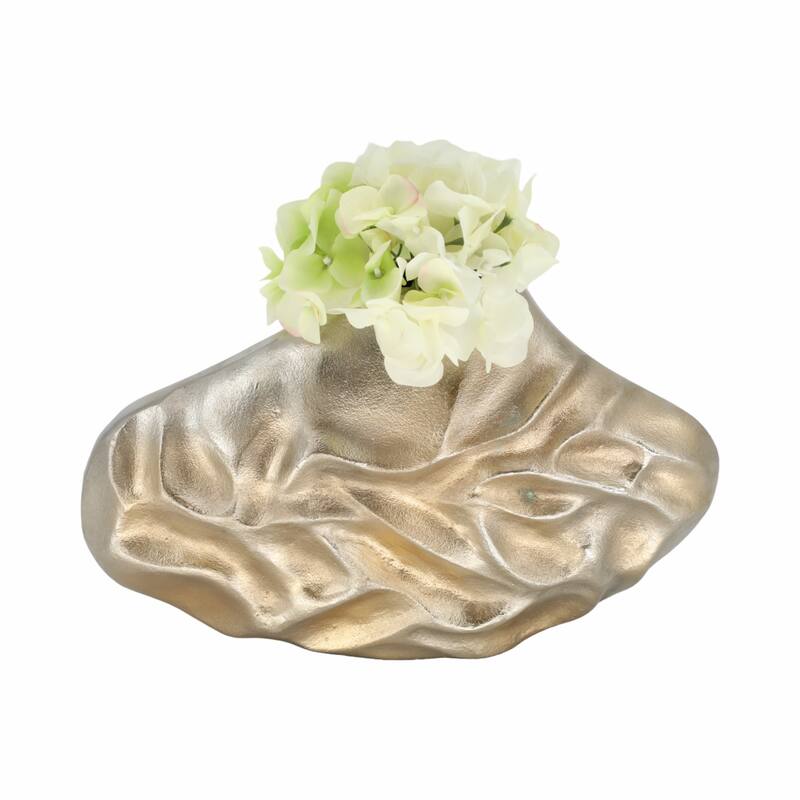 Metal Cartwright Hammered Textured Vase