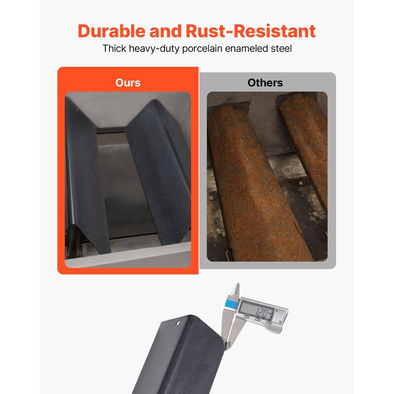 Grill Flavorizer Bars Replacement for Weber Spirit I II 200 Series