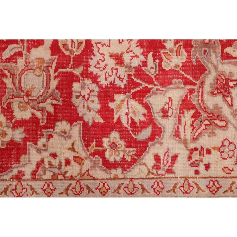 ECARPETGALLERY Hand-knotted Antalya Vintage Red Wool Rug - 9'3 x 12'3