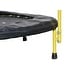 preview thumbnail 7 of 5, 36'' Space Saving & UV-Resistant Kids Trampoline with Handle & Removable Legs - Black