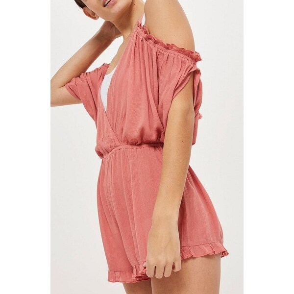 topshop pink playsuit