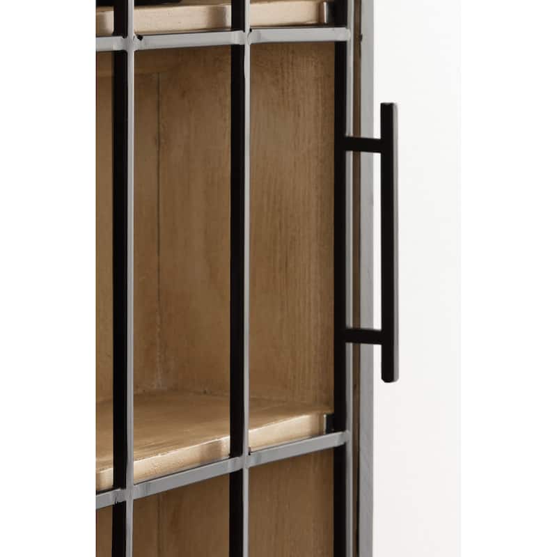 Kate and Laurel Megara Arched Wall Mounted Cabinet - 16x5x24